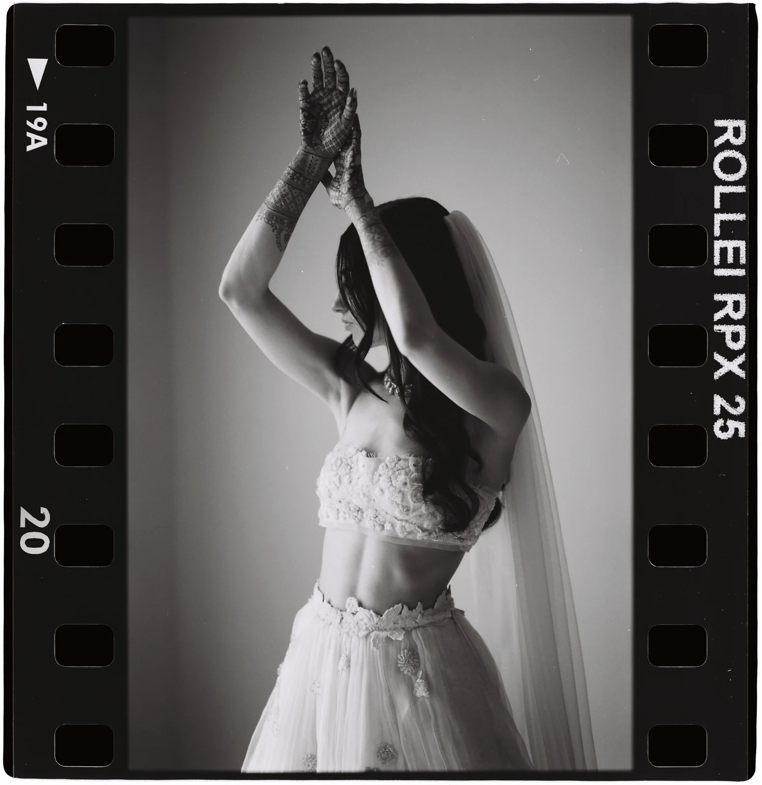 A moment before the ceremony — Rollei RPX 25