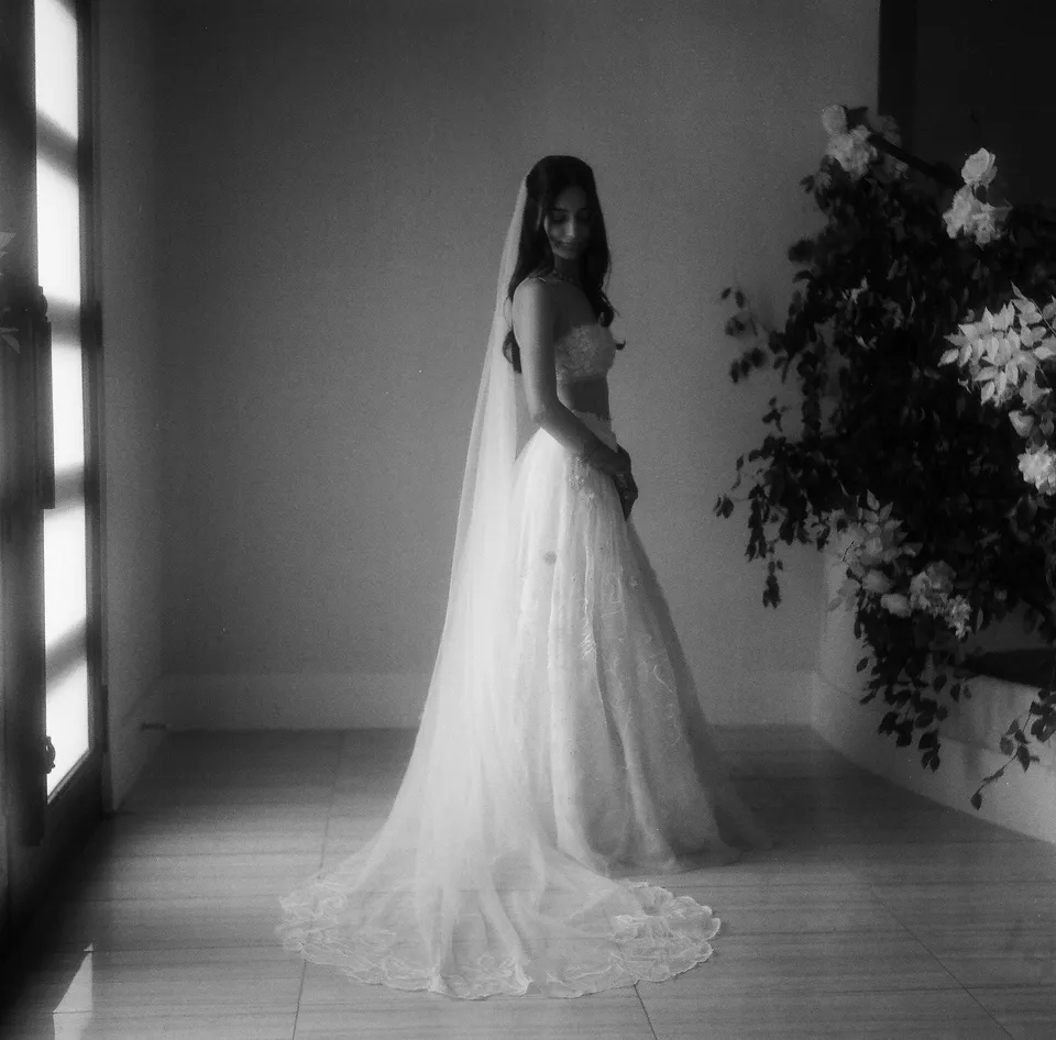 The dress, in natural light — Rolleiflex 6×6