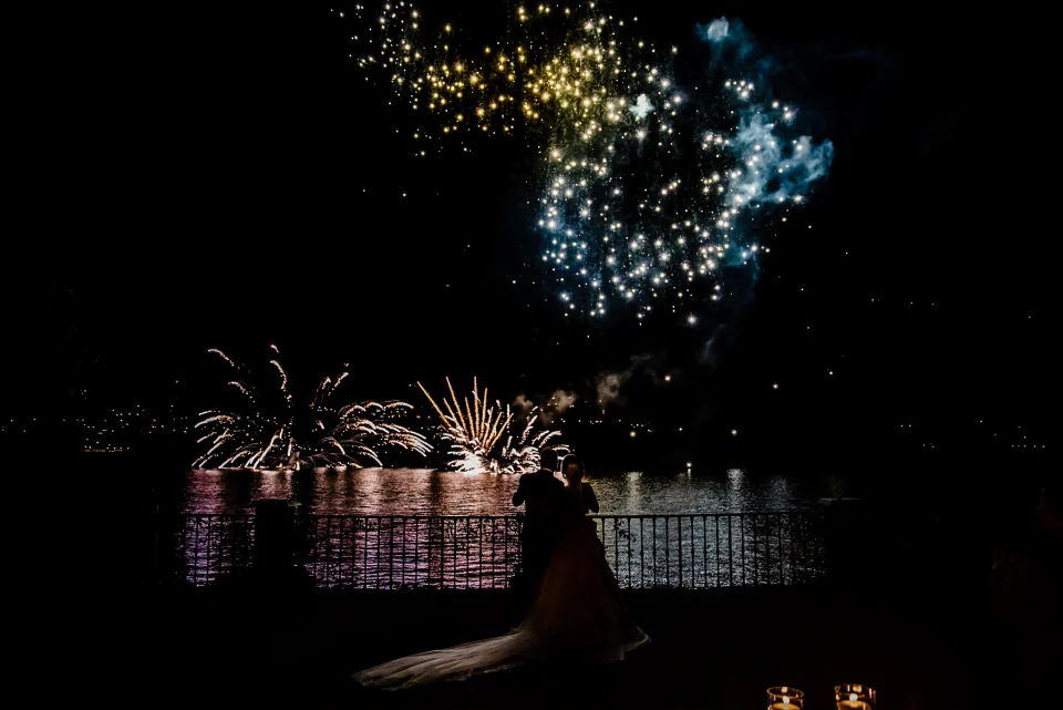 Wedding story — fireworks